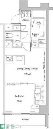 ザ・パークハビオ文京江戸川橋の物件間取画像